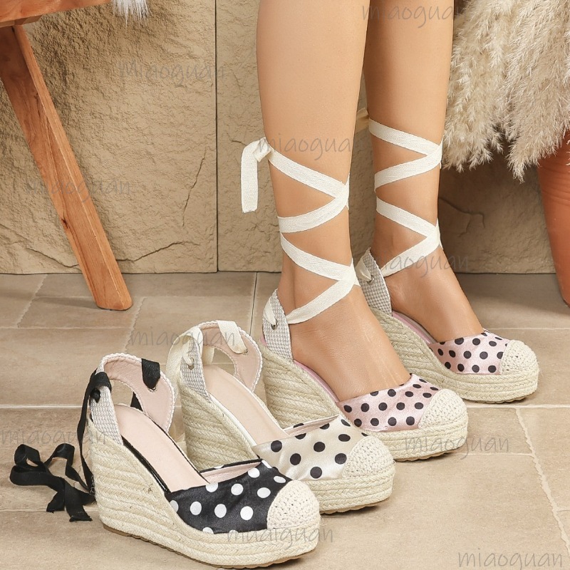 Wedge Espadrille Women - 2026 New Spring Summer Women's Dot