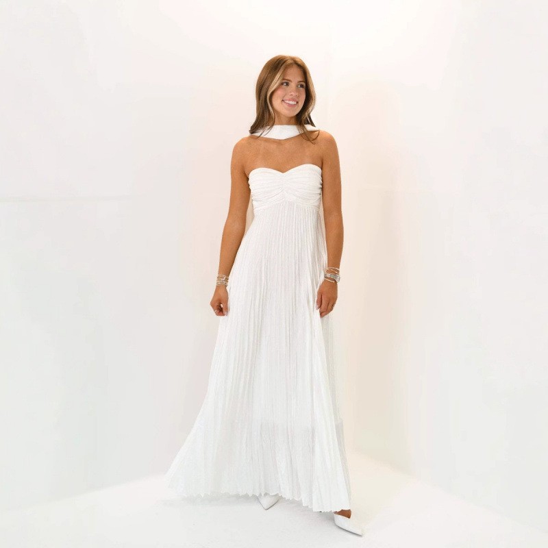 Maxi Dress Halter - Wedding Guest Dress Elegant Party Prom