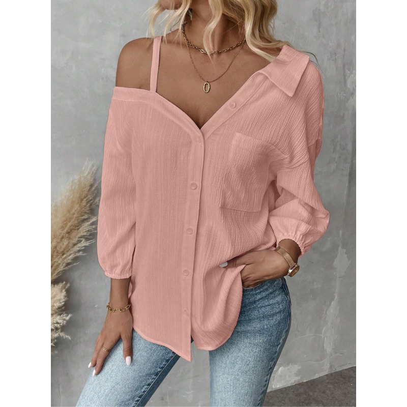 Blouse Off Shoulder - Plus Size1XL-5XL Women Blouses Top Lady