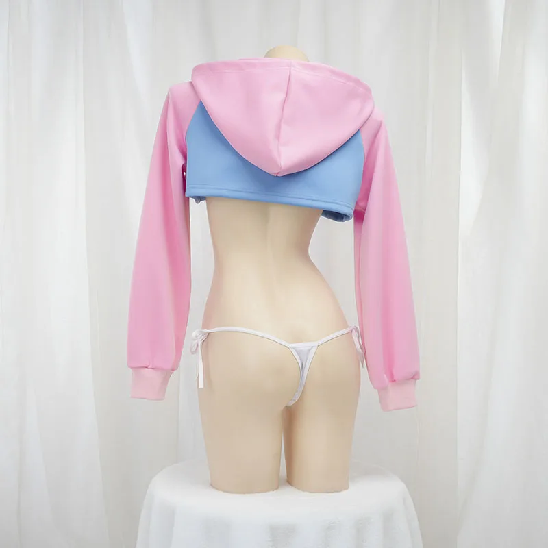 Cute Long Sleeve Crop Top Hood - Crop Top Crochet recension och pris
