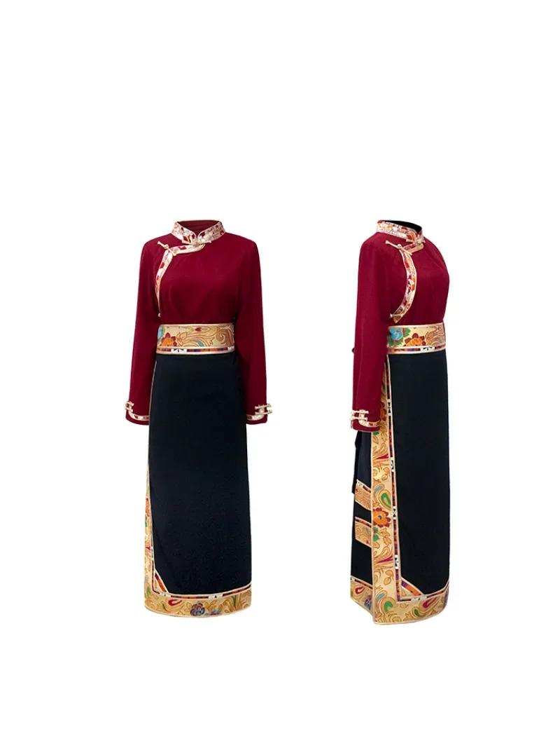 Traditional Tibetan Dress Wrap - Linen Dress Wrap recension och pris