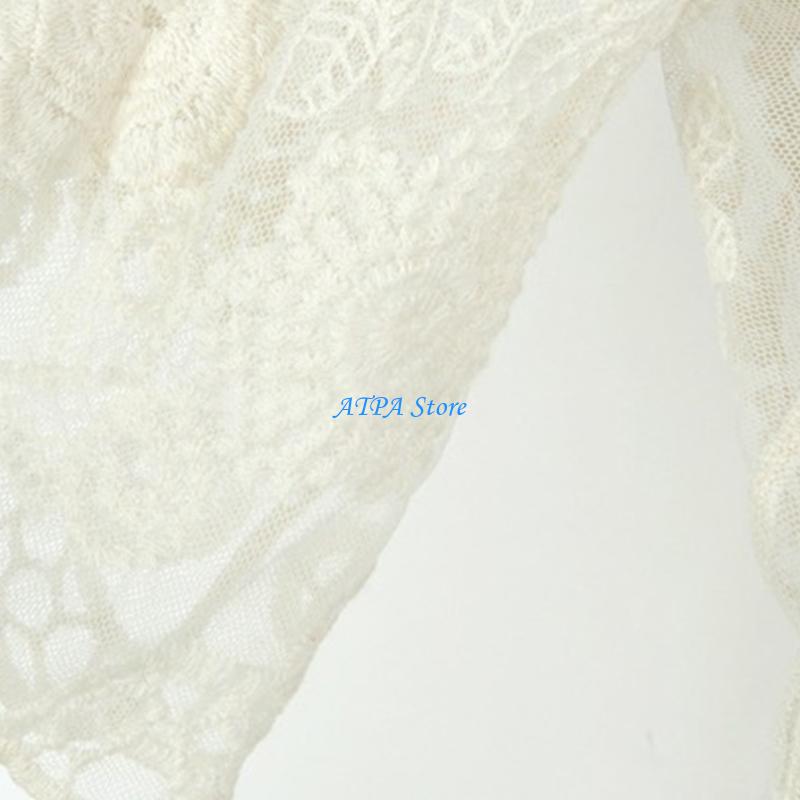 U13C Women Summer Lace Open Fr - Kimono Sheer Floral recension och pris