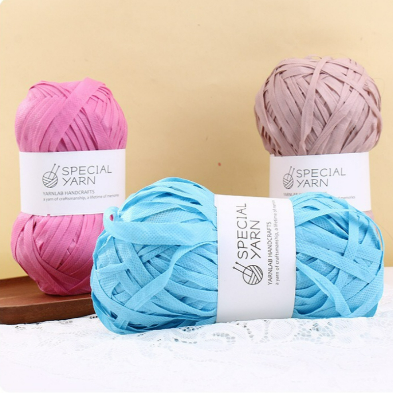 100g/pcs Raffia Flat Yarn for  - Crochet Bag Raffia recension och pris