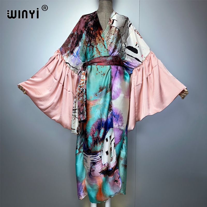 WINYI Summer Kimono party dres - Cover Up Kaftan recension och pris