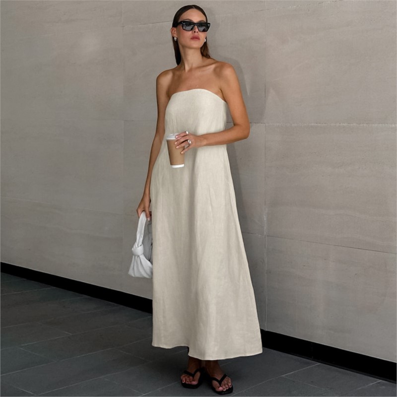 Fashion Elegant Simple Design  - Linen Dress Wrap recension och pris