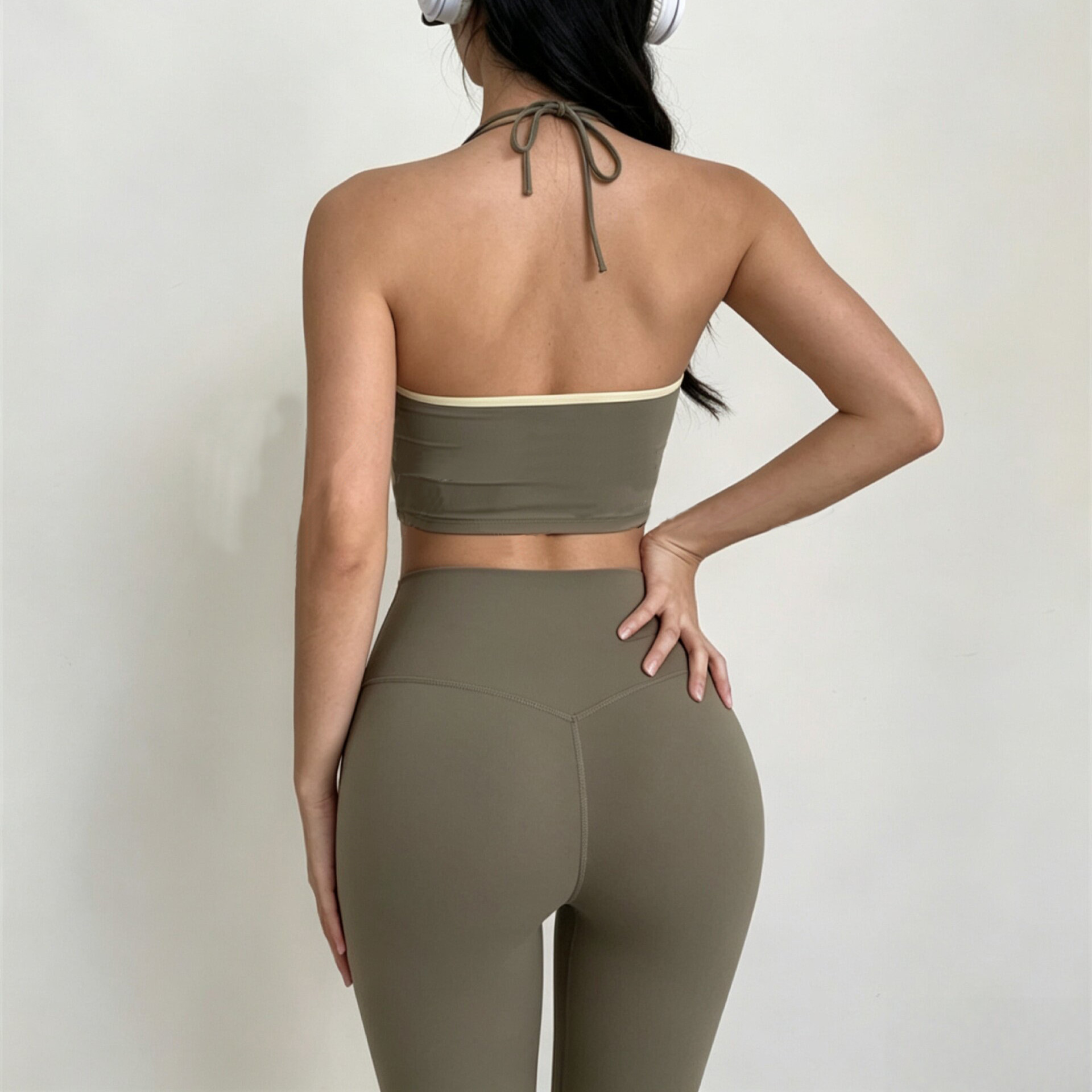Hanging Halter Top Women Sport - Bralette Triangle Set recension och pris