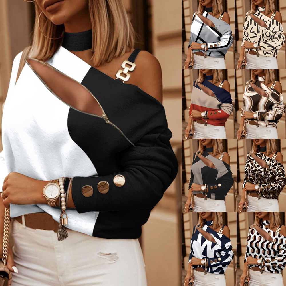 Women's Off Shoulder Blouse wi - Blouse Off Shoulder recension och pris