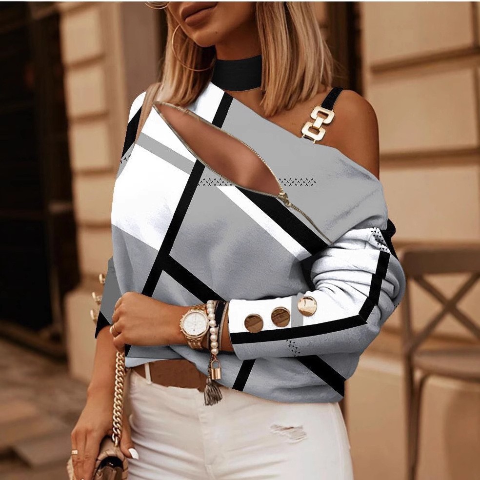 Women's Off Shoulder Blouse wi - Blouse Off Shoulder recension och pris