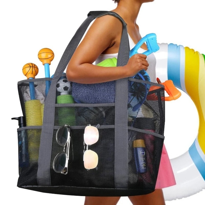 2026 New Large Capacity Mesh B - Tote Bag Beach recension och pris