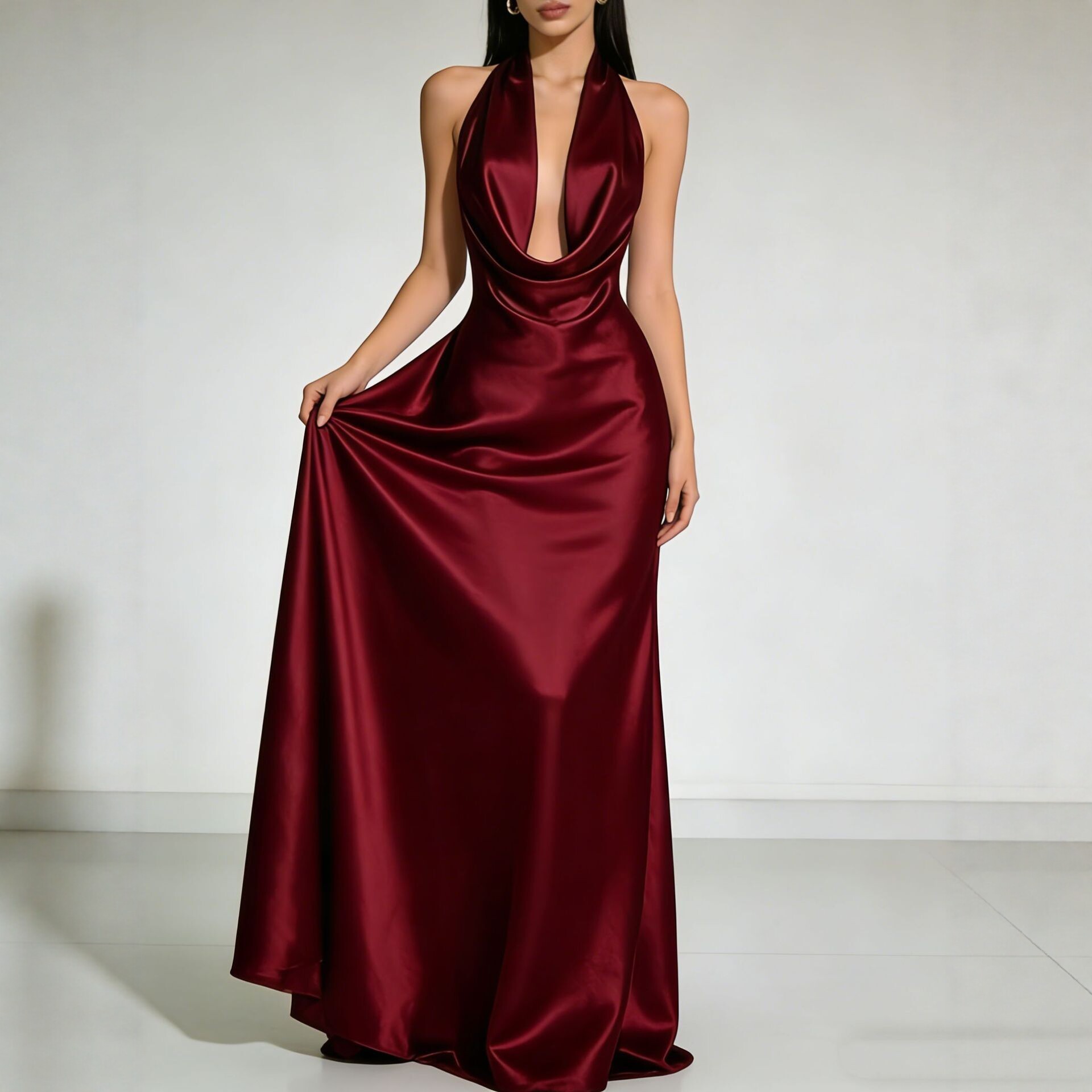 Elegant Party Dresses 2026 Wed - Maxi Dress Halter recension och pris