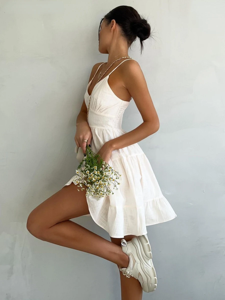 Wolfeel Spring Summer Women's  - Linen Dress Wrap recension och pris
