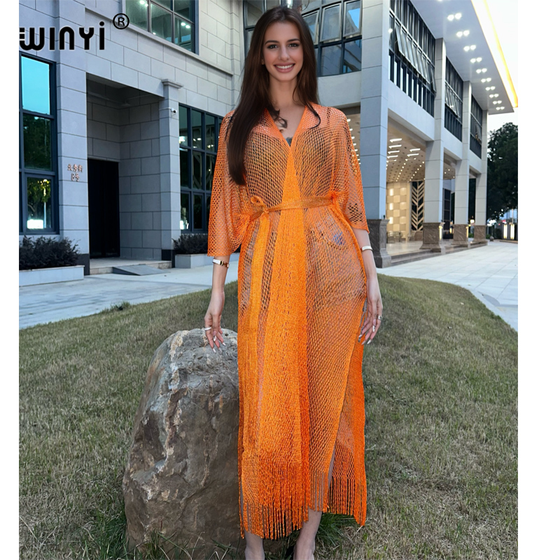 WINYI hollow beach kimono sexy - Cover Up Kaftan recension och pris