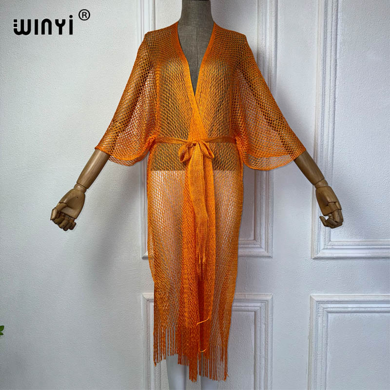 WINYI hollow beach kimono sexy - Cover Up Kaftan recension och pris