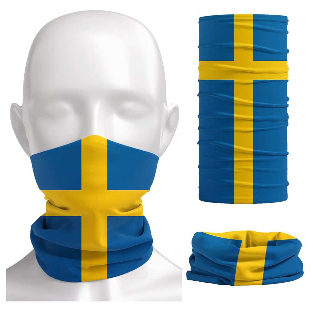 Sweden Flag Printed Bandana He - Headband Summer Knit recension och pris