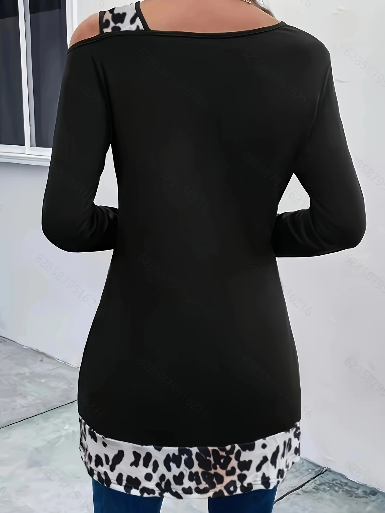 Plus Size 1XL-5XL Women's Fash - Blouse Off Shoulder recension och pris
