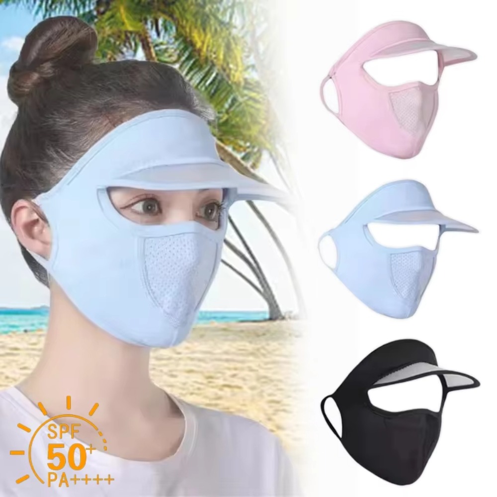 Ice Silk Mask for Outdoor Cycl - Headband Summer Knit recension och pris