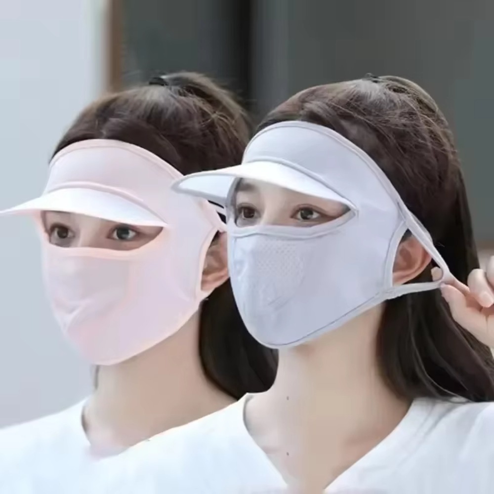 Ice Silk Mask for Outdoor Cycl - Headband Summer Knit recension och pris