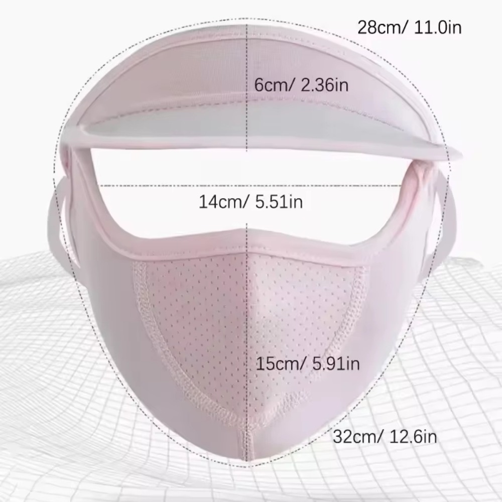 Ice Silk Mask for Outdoor Cycl - Headband Summer Knit recension och pris