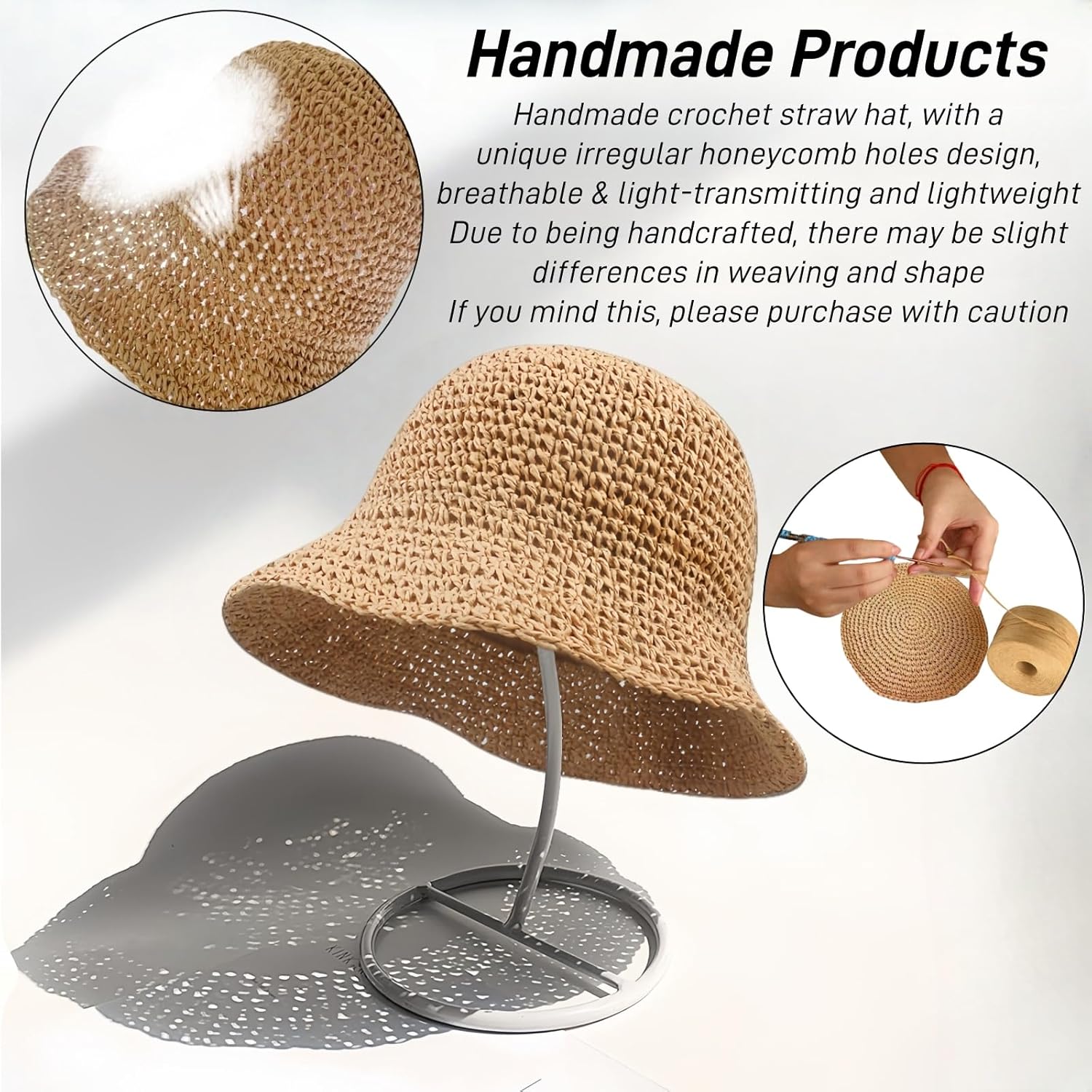 Floppy Big Beach Straw Hats fo - Hat Floppy Wide recension och pris
