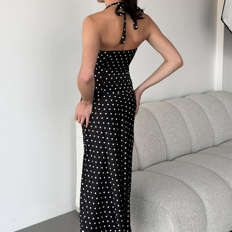 Two Piece Set Polka Dot Skirts - Crop Top Crochet recension och pris