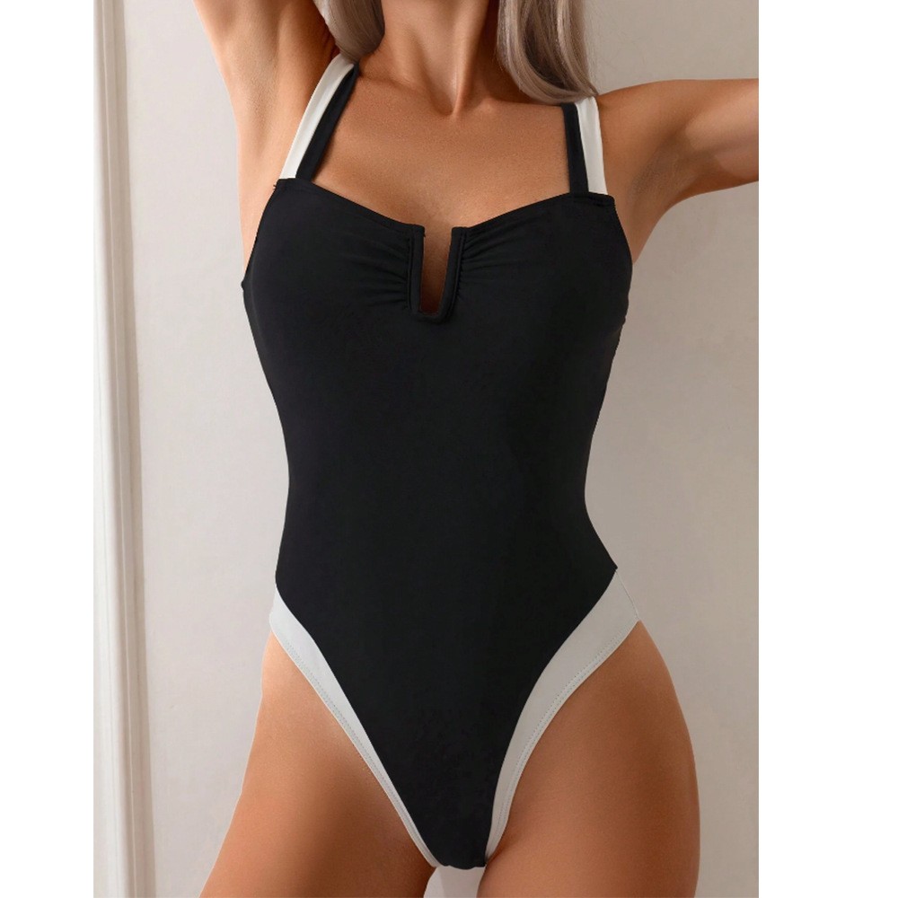 2026 Bikini Woman Tankini Deep - Swimsuit Bikini Ruched recension och pris