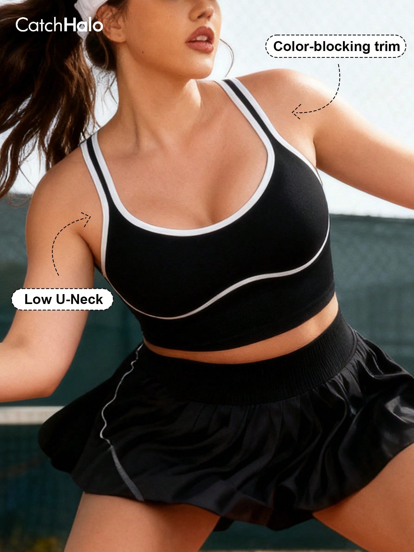 Women Plus Size Seamless Brale - Crop Top Crochet recension och pris
