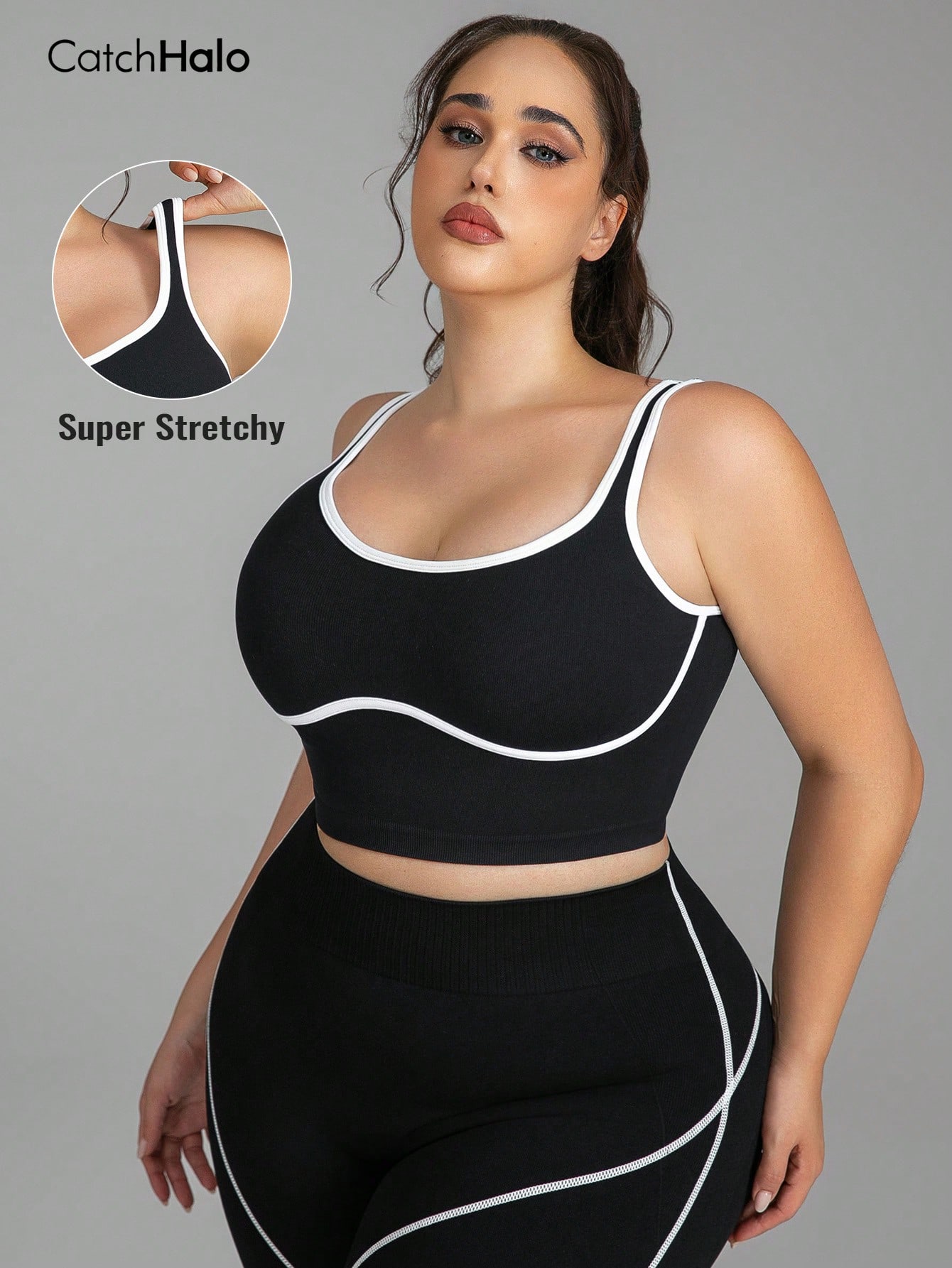 Women Plus Size Seamless Brale - Crop Top Crochet recension och pris
