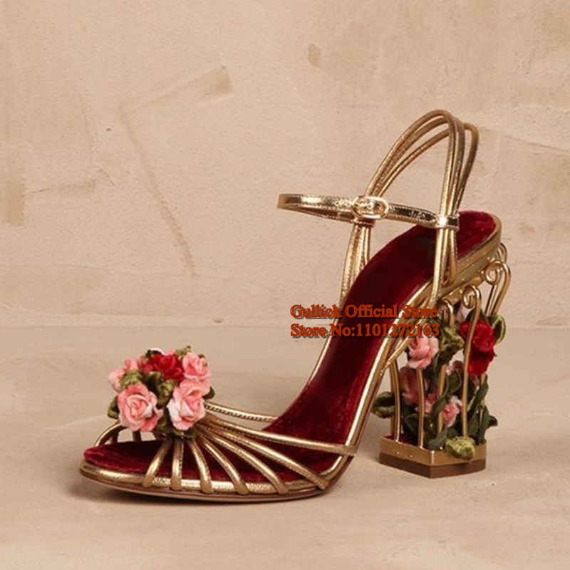 Luxury Bird Cage Women Sandals - Sandal Strappy Heeled recension och pris