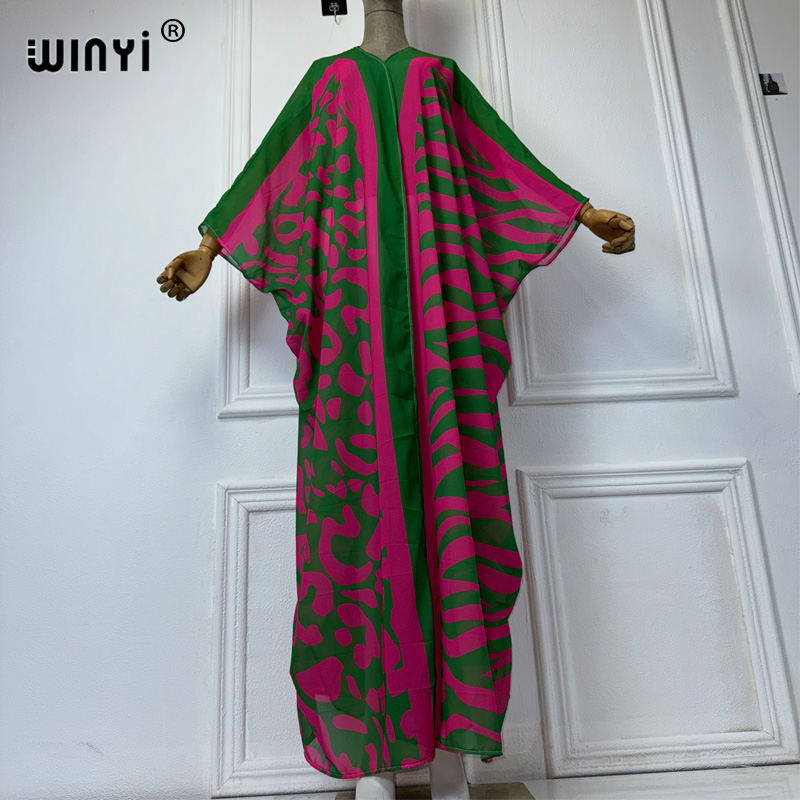 WINYI Africa Bohemia Print Kim - Cover Up Kaftan recension och pris