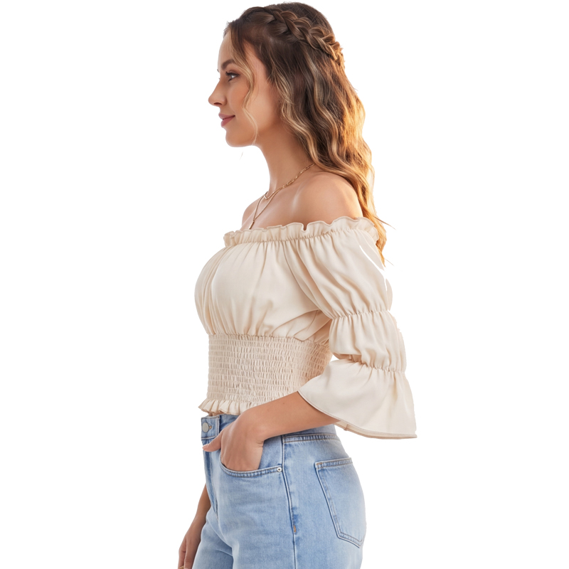 Renaissance Blouse Women Top w - Blouse Off Shoulder recension och pris