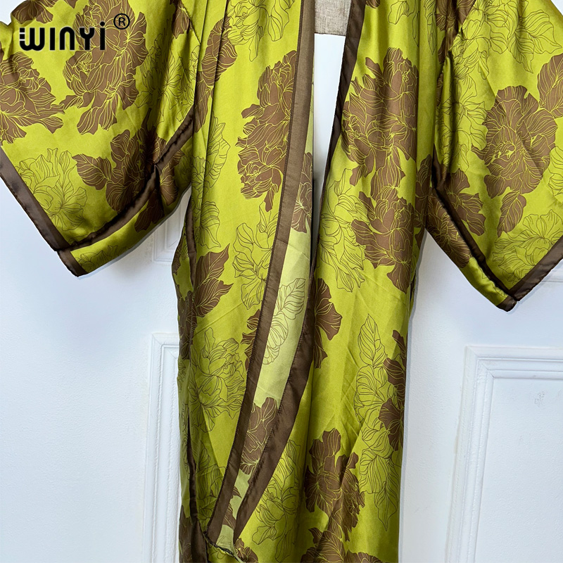 WINYI Africa boho print Kimono - Cover Up Kaftan recension och pris