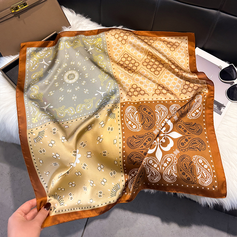 Fashion Square Scarf for Women - Headband Summer Knit recension och pris
