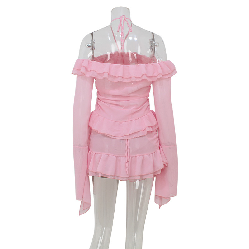 Women Holiday Sweet Ruffles 2  - Blouse Off Shoulder recension och pris