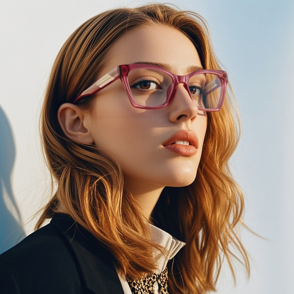 Cat Eye Large Frame Anti Blue  - Sunglasses Cat Eye recension och pris